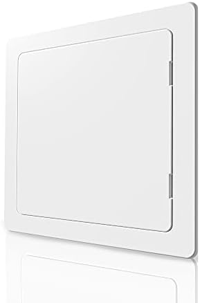 Access Panel for Drywall - 12x12 inch - Wall Hole Cover - Access Door - Plumbing Access Panel for Drywall - Heavy Durable Plastic White