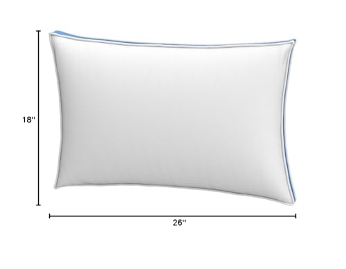 Utopia Bedding Bed Pillows for Sleeping Queen Size (Blue), Set of 2, Cooling Hotel Quality, Gusseted Pillow for Back, Stomach or Side Sleepers