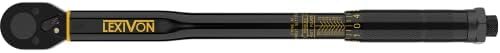 LEXIVON 3/8-Inch Drive Click Torque Wrench 10~80 Ft-Lb/13.6~108.5 Nm (LX-182)