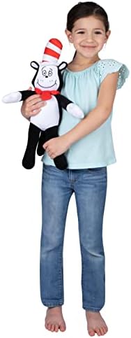Dr Seuss Cat in The Hat Kids Bedding Super Soft Plush Cuddle Pillow Buddy, One Size, By Franco