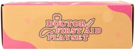 Doctor Kit for Kids Girls, 34 Pcs Kids Doctor Kit for Toddlers 3-5 with Medical Storage Bag & Real Stethoscope, Pretend Play Set for Boys Girls Fun Role Playing Game