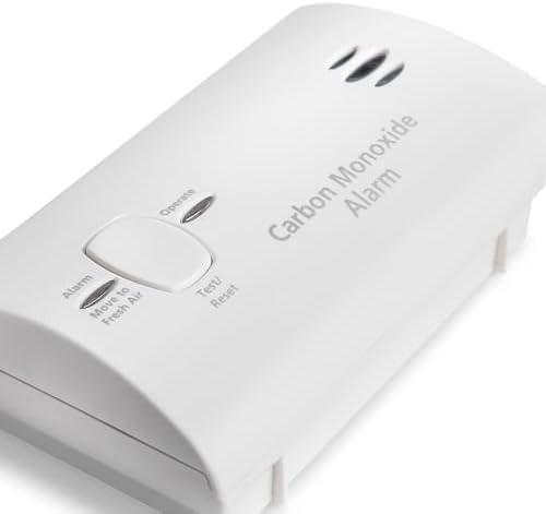 Kidde Carbon Monoxide Detector, Battery Powered CO Alarm with LEDs, Test-Reset Button, Low Battery Indicator, Portable