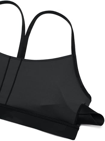 CRZ YOGA Butterluxe Womens Y Back Sports Bra - Padded Racerback Low Impact Spaghetti Thin Strap Workout Yoga Top