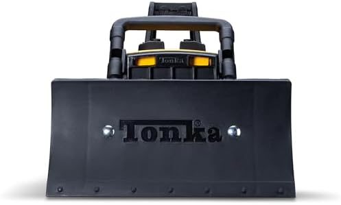 Tonka Steel Classics Bulldozer - Made with Steel & Sturdy Plastic, Yellow Toy Construction Truck, Boys and Girls, Kids, Toddlers, Ages 3+