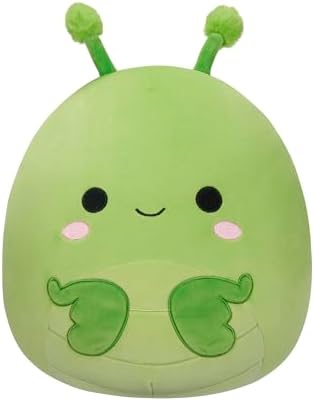 Squishmallows Original 12-Inch Trenton Green Praying Mantis with Sparkle Wings - Official Jazwares Plush