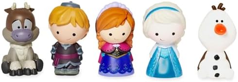 Disney Store Girl's Bath Set (Frozen) - Kids Bath Accessories with Beloved Disney Characters - Colorful and Fun Bath Time Essentials for Kids - Suitable for All Ages