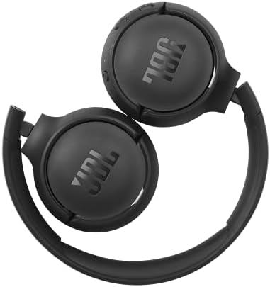 JBL Tune 510BT - Bluetooth headphones with up to 40 hours battery, microphone for call, foldable and comfortable, Android and iOs compatible (Black)