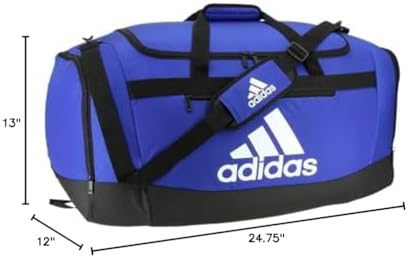adidas Unisex Defender 4.0 Gym Duffel Bag for Men and Women, Team Royal Blue, Large (110L)