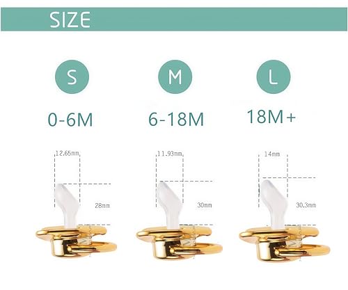 Personalized Any Name Bling Gold Silver Pacifier and Clip Set 18 Colors BPA Free Safe Unique Design Luxurious Dummy Ideal Gift for Baby Show New Born