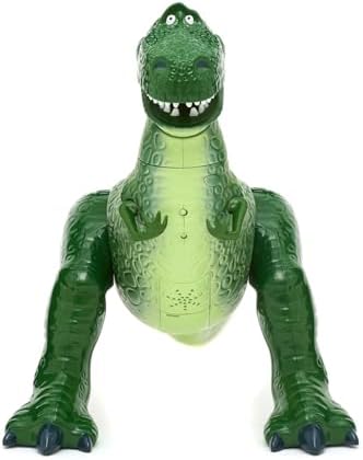 Disney Store Official Rex Interactive Talking Action Figure from Toy Story, Features Sounds and Phrases from The Movies, Interacts with Other Figures and Toys