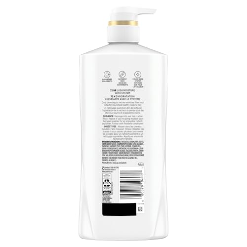 Pantene Shampoo & Conditioner Set, Daily Moisture Renewal - Pro-V Nutrients for Dry, Color-Treated, Straight to Curly Hair, 72-Hour Hydration & Softness, 52.8 Oz Total + Miracle Rescue Shot (0.5 Oz)