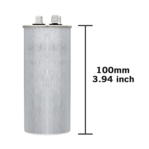 50uF 50 MFD 370VAC 440VAC 450VAC 50/60Hz CBB65 CBB65B Run Start Capacitor for AC Unit Fan Motor Start or Pool Pump or Air Condenser Straight Cool