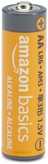 Amazon Basics 100-Pack AA Alkaline High-Performance Batteries, 1.5 Volt, 10-Year Shelf Life