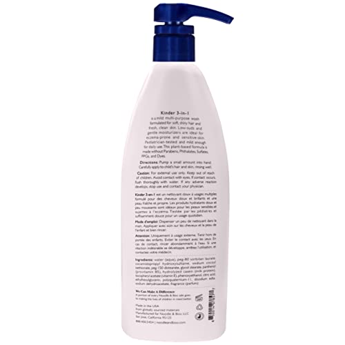 Noodle & Boo Kinder 3-in-1 Shampoo, Conditioner & Body Wash for Baby