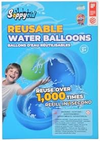 12Pcs Reusable Water Balloons, Pool Beach water Toys for Boys and Girls, Outdoor Summer Toys for Kids Ages 3-12
