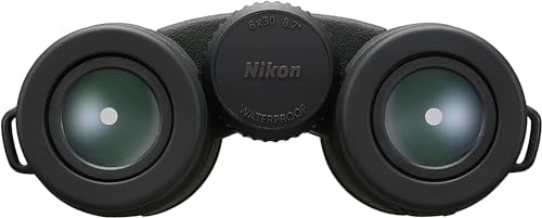 Nikon Prostaff P3 10x30 (16775) Black Binoculars Bundle with Lens Pen, and Cloth - High Powered Compact Adult Binoculars for Hunting, Bird Watching, and Hiking Essentials, Zoom Lightweight Travel