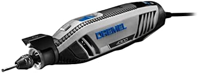 Dremel 4300-5/40 High Performance Rotary Tool Kit with LED Light- 5 Attachments & 40 Accessories - Ideal for Grinding, Cutting, Wood Carving, Sanding, and Engraving