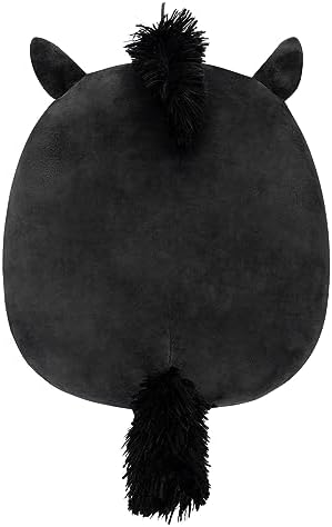 Squishmallows Original 12-Inch Nicolita Black and Gold Unicorn - Medium-Sized Ultrasoft Official Jazwares Plush