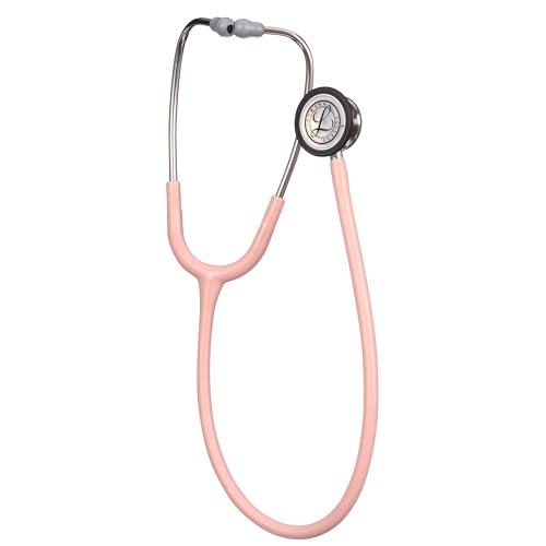 3M Littmann Classic III Monitoring Stethoscope, 5910C, More Than 2X as Loud, Weighs Less, 27" Champagne Rose Satin-Finish Tube for Added Comfort, Flexibility and Cleanability