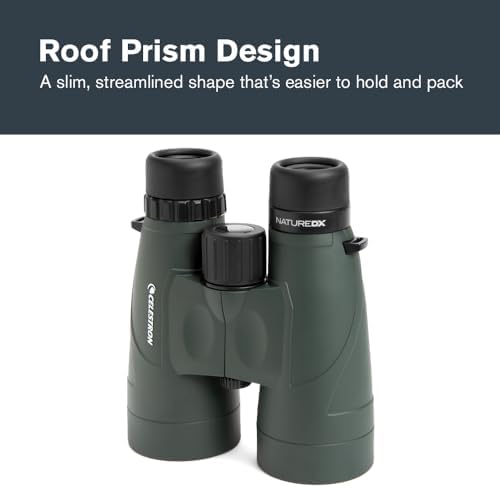 Celestron - Nature DX 12x56 Binoculars – Powerful and Bright for Long-Range Viewing – 56mm Objective Lenses – 12x Magnification – Fully Multi-Coated – Waterproof and Fogproof – Tripod Adaptable