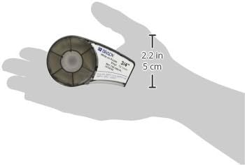 Brady Authentic (M21-750-595-PL) All-Weather Vinyl Label for Indoor/Outdoor ID, Lab and Equipment Labeling, White on Purple- For M210, M210-LAB, M211, BMP21-PLUS and BMP21-LAB Printers, .75" W, 21' L