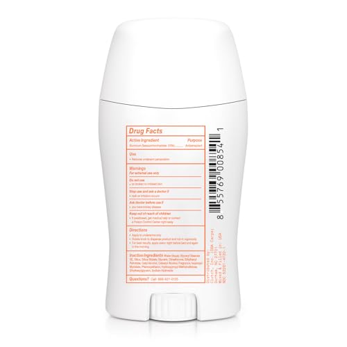 Carpe Underarm Antiperspirant and Deodorant, Clinical strength with Rose Water scent, Combat excessive sweating Stay fresh and dry, Great for hyperhidrosis