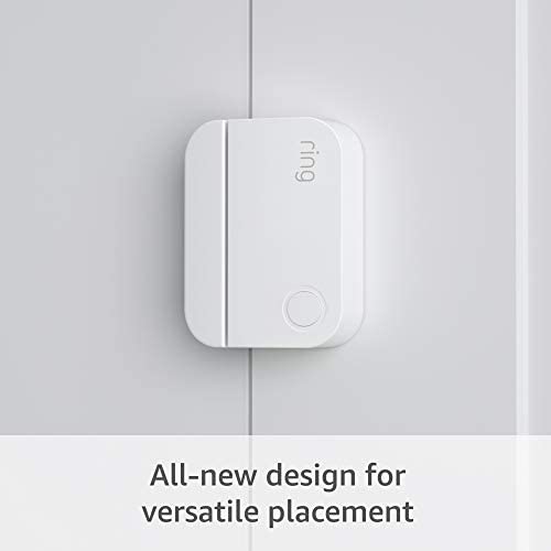 Ring Alarm Contact Sensor 2-Pack - 2nd Gen | Instant Window & Door Alerts | Approximately 3-Year Battery Life | Slim Design | Easy Installation | Base Station Required