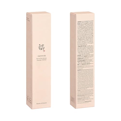 Beauty of Joseon Revive Eye Serum with Retinal Niacinamide Correction for Puffy Eye Bags Fine Lines Dark Circles Wrinkles, Korean Skin Care 30ml, 1 fl.oz