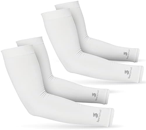 SportsTrail Cooling Arm Sleeves for Men & Women – Breathable, UV Sun Protection, Sports Arm Sleeves for Women, Men & Youth