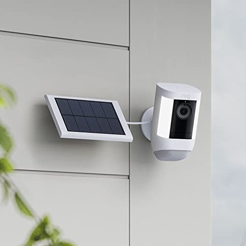 Ring Small Solar Panel, 1.9W for Outdoor Cam Plus, Outdoor Cam (Stick Up Cam), Stick Up Cam Pro, Spotlight Cam Plus, Spotlight Cam Pro - White