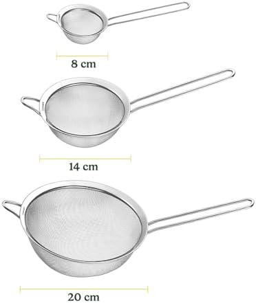 Cuisinart Mesh Strainers, 3 Count (Pack of 1) Set, CTG-00-3MS Silver