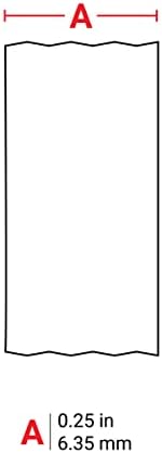 Brady Authentic (M21-250-595-YL) All-Weather Vinyl Label for Indoor/Outdoor ID, Lab and Equipment Labeling, Black on Yellow- For M210, M210-LAB, M211, BMP21-PLUS and BMP21-LAB Printers, .25" W, 21' L