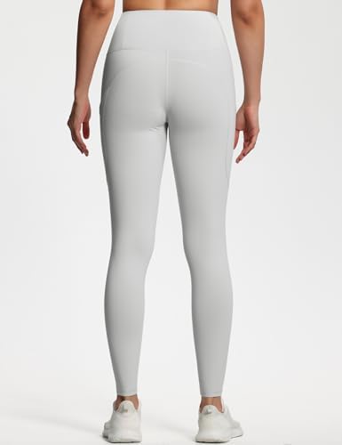 THE GYM PEOPLE Thick High Waist Yoga Pants with Pockets, Tummy Control Workout Running Yoga Leggings for Women