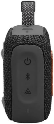 JBL Go 4 - Ultra-Portable, Waterproof and Dustproof Bluetooth Speaker, Big Pro Sound with Punchy bass, 7-Hour Built-in Battery, Made in Part with Recycled Materials (Black)