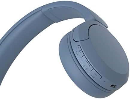 Sony WH-CH520 Wireless Headphones Bluetooth On-Ear Headset with Microphone, Blue New