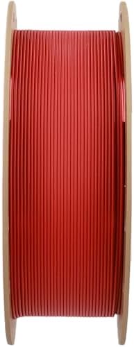 Polymaker Panchroma Matte PLA Filament, Army Red 1.75mm 1kg 3D Printing Filament, Formerly Polyterra Matte, Fits Most FDM 3D Printers, 1kg Spool (2.2lbs)