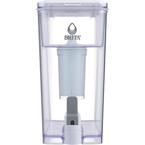 Brita UltraMax Large Water Dispenser with 1 BritaPlus Filter, 27 Cup, White (Package May Vary)
