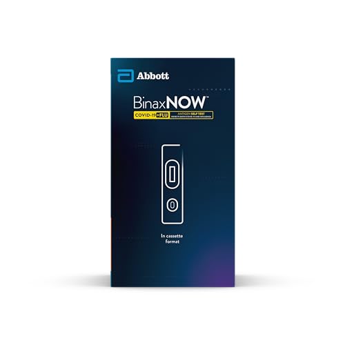 BinaxNOW™ COVID-19/Flu A&B Combo Self Test, Reliable COVID/Flu Home Test With 15 Minute Results, 4 Tests