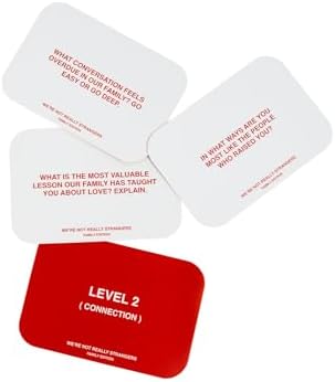 WE'RE NOT REALLY STRANGERS Family Edition Card Game - 150 Conversation Cards for Adults, Teens, and Families - for a Fun & Memorable Family Game Night, Ages 15+, 2-6 Players