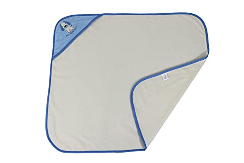 Cudlie Buttons & Stitches Baby Boy 3 Pack Rolled/Carded Hooded Towels in Dog Gone Cute Print, GS71722