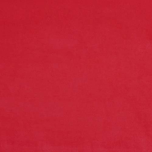 Amazon Basics Kid's Soft Easy-Wash Lightweight Microfiber 3-Piece Sheet Set, Twin, Red, Solid
