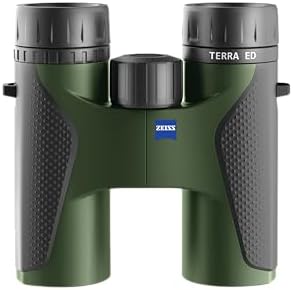 ZEISS Terra ED Binoculars 8x42 Waterproof, and Fast Focusing with Coated Glass for Optimal Clarity in All Weather Conditions for Bird Watching, Hunting, Sightseeing, Green