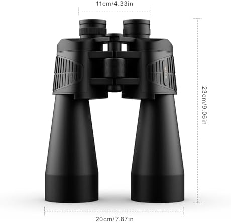 20x70 Binoculars for Adults High Powered - WOZEL HD Bird Binoculars with Clear Low Light Vision - Powerful Binocular for Bird Watching Hunting Travel Outdoor Hiking