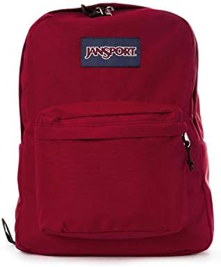 JanSport SuperBreak One Backpack for, Viking Red - Durable, Lightweight Bag with 1 Main Compartment, Front Utility Pocket with Built-in Organizer - Premium Backpack