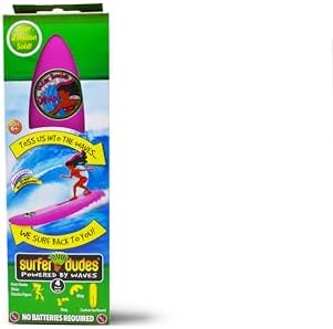 Surfer Dudes Classics Wave Powered Mini-Surfer and Surfboard Toy - Outer Bank Olivia