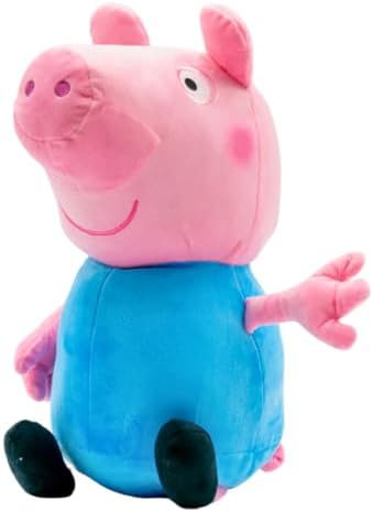 Franco Peppa Pig George Bedding Super Soft Plush Cuddle Pillow Buddy, (Officially Licensed Product)