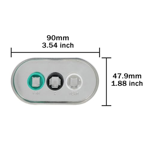 50/5 uF 50+5 MFD 370V 440V 450V Oval Dual Run Start AC Capacitor 50 5 uF 370 440 450 Volt VAC CBB65 Air Conditioner Capacitors for AC Unit Fan Motor Start or Condenser Straight Cool