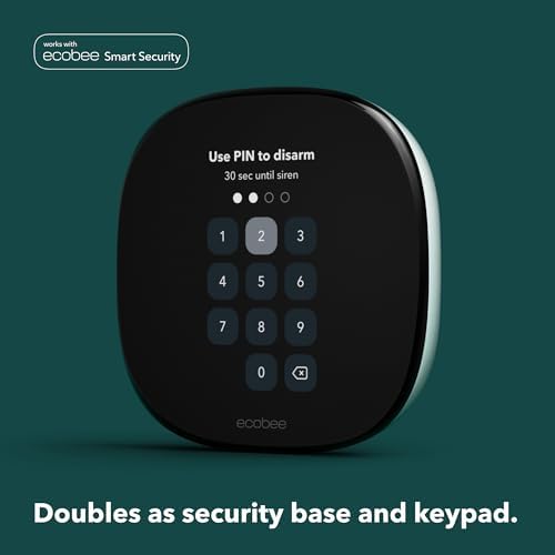 ecobee Smart Thermostat Enhanced - Programmable Wifi Thermostat - Works with Siri, Alexa, Google Assistant - Energy Star Certified - Smart Home