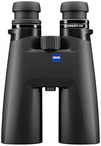 ZEISS Conquest HDX Binoculars 8x56 Waterproof, Compact with LotuTec T* HD Coated Glass for Optimal Clarity in All Weather Conditions for Bird Watching, Hunting, Sightseeing, Black