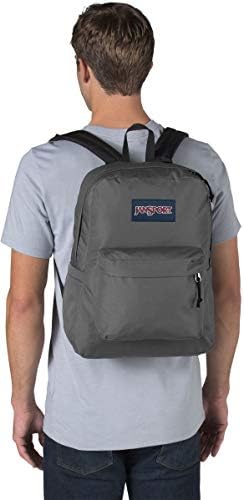 JanSport SuperBreak One Backpacks - Durable, Lightweight Bag with 1 Main Compartment, Front Utility Pocket with Built-in Organizer - Premium Backpack, Deep Grey